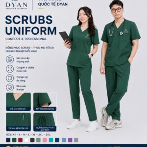 Đồ bộ xanh lam nam nữ