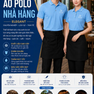 ĐỒNG PHỤC NHÀ HÀNG XANH DƯƠNG