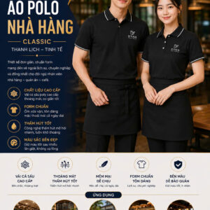 ĐỒNG PHỤC NHÀ HÀNG ĐEN