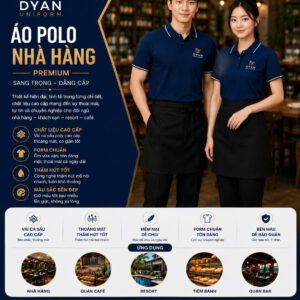 ĐỒNG PHỤC NHÀ HÀNG XANH THAN